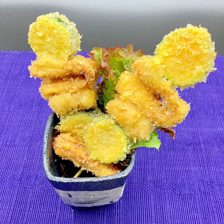 ズッキーニのバーベキュー串揚げ 彡 レシピ 作り方 By やっさん 楽天レシピ ズッキーニのバーベキュー串揚げ 彡 レシピ 作り方 By やっさん 楽天レシピ